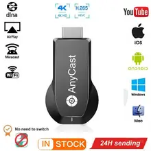 5G 2,4G 4K беспроводной HDMI wifi Дисплей приемник HDTV ключ зеркального Miracast Android ТВ палка ленты средств обмена потоковыми мультимедийными данными(Airplay) mirascreen