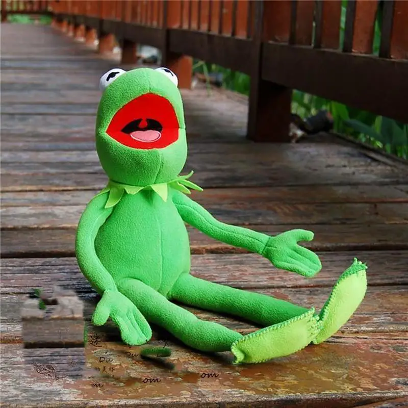 2018 Новый Kermit Улица Сезам Muppet лягушка плюшевая кукольная игрушка куклы 45 см|Мягкие