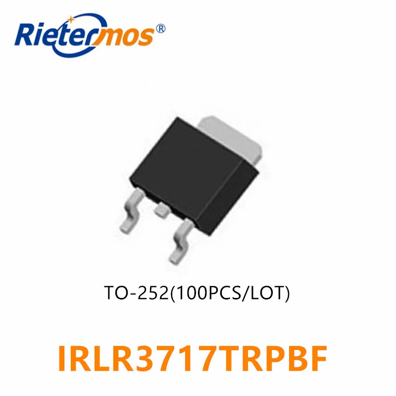 

100 шт. IRLR3717 IRLR3717TRPBF LR3717 TO252 N-CHANNEL 20 в SMD