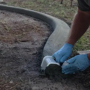 

Concrete Trowel And Lawn Terrace Grouting Road Concrete Making Making Concrete Curb Mould Tool Trowel Shaped F6H7