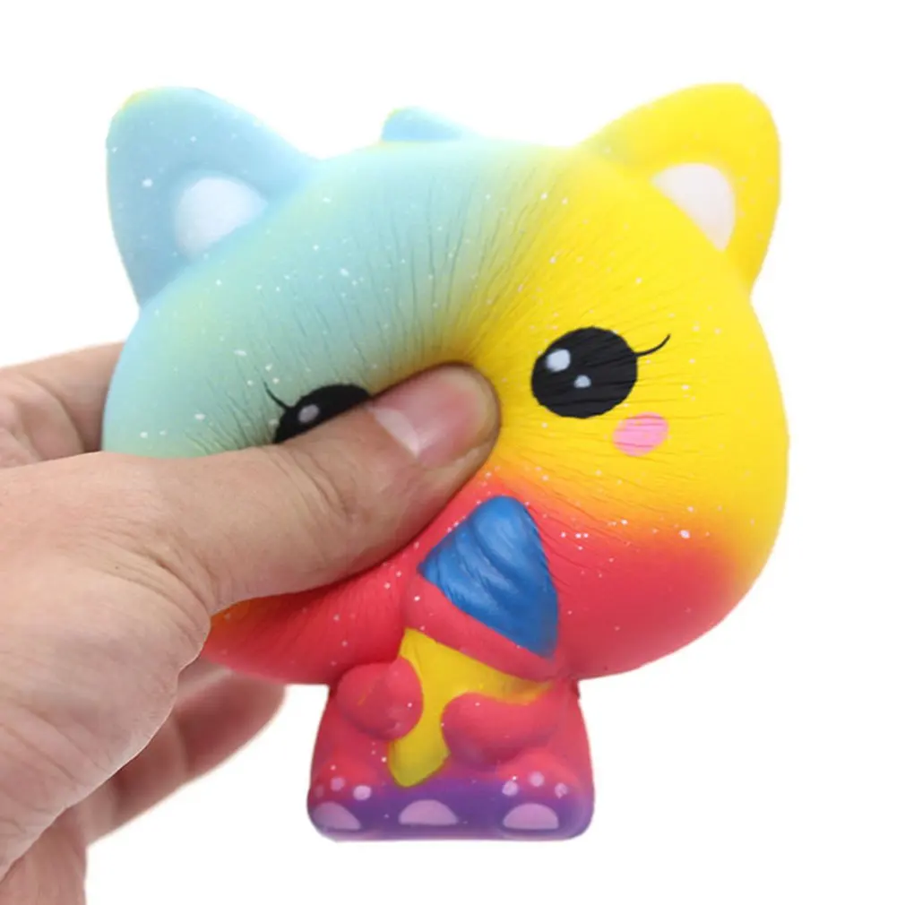 Игрушка-антистресс в виде кошки-мороженого | Игрушки и хобби