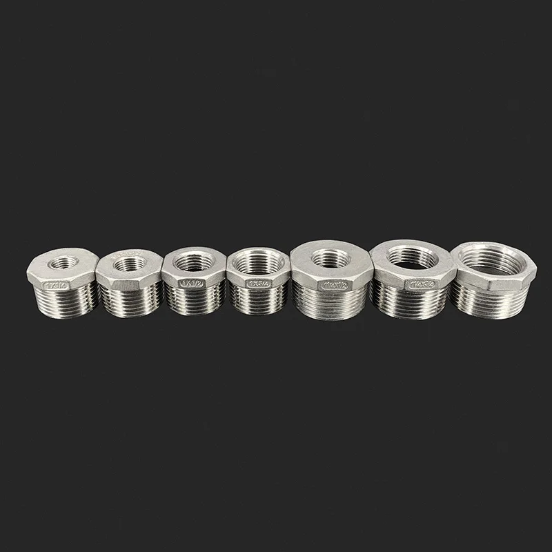 Stainless steel bushing Reducer internal and external adapter Pipe connection pipe fitting water pipe fitting hose pipe fitting