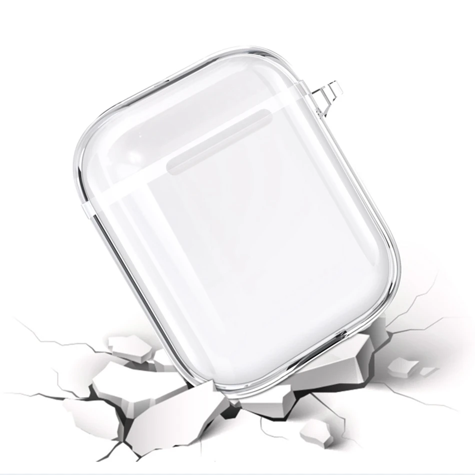 086-S Милый беспроводной чехол для наушников для Airpods чехол s Прозрачный жесткий чехол для Air Pods мультяшный чехол для Airpod зарядное устройство защитная коробка - Цвет: 086-S