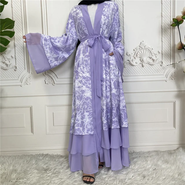 Ramadan Eid Mubarak Robe Longue Kimono Femme Musulmane Dubai Abaya For Women Kaftan Pakistan Turkey Islam Arabic Muslim Dress 5