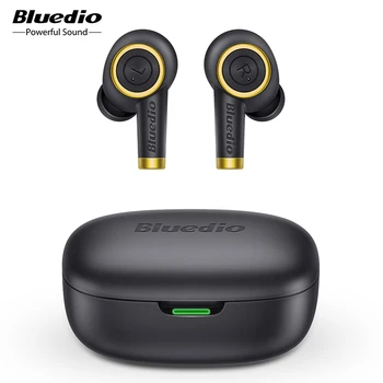 

Original Bluedio Particle Wireless Gaming Earphone Bluetooth 5.0 Waterproof Earbuds Wireless Sport TWS Headset with Charging Box