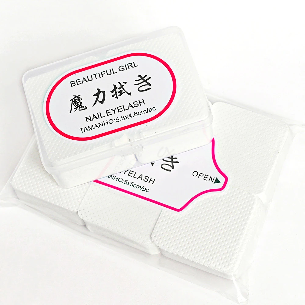 

180/300pcs Lint-Free Wipes Napkin Nail Polishing Remover Pads UV Gel Tips Remover Cleaner Cotton Paper Manicure Pedicure Ge Tool