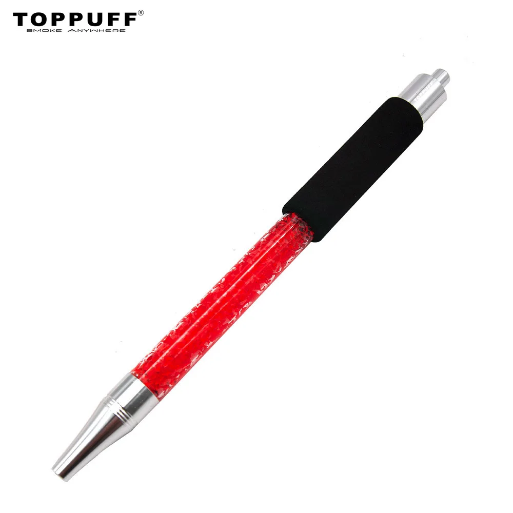TOPPUFF Cool Ice Hookah Handle Fits Any Hookah Shisha Hose 366MM Chicha Narguile Handle Ues Sponge Wrapped With Ice Capsules