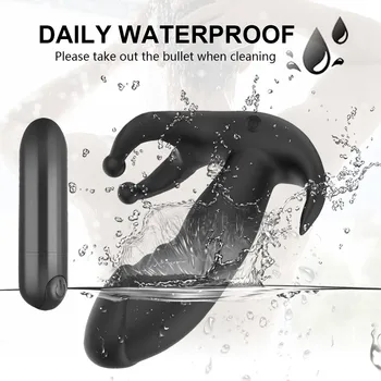 USB Charging Anal Butt Plug Dildo Vibrator Wireless Wearable  Male Sex Toys for Man Adult Silicone Prostate Massage Stimulator 4