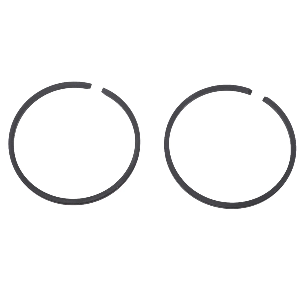 2 Pieces Replaceable Motor Piston Ring For 2 Strokes 3.5hp 40mm