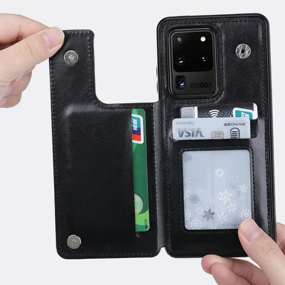 Чехол для Samsung Galaxy A51 A71 S20 Plus S9 S10 S10e с отделением карт кожаный чехол Note 8 9 10 Plus|case for