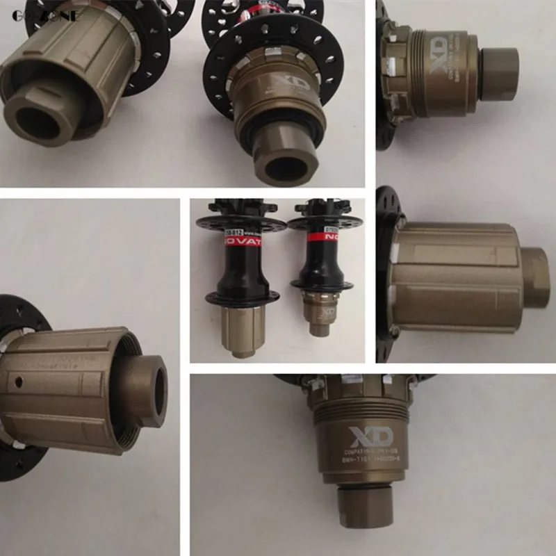 Discount Go-zone 29er mtb carbon wheelset asymmetric 45x25mm tubeless bike carbon disc wheel novatec D791SB D792SB 100x15 142x12 カーボンホイール 12