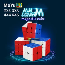 Moyu Meilong M magnetic 2x2x2 3x3x3 4x4x4 5x5x5 puzzzle Magic Speed Cube meilong m magic cubo 2x2 3x3 4x4 5x5 magnet