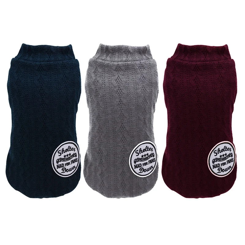 

New Autumn Fashion Dog Clothes For Large Small Dogs Cat Clothing Pet Dog Coat Sweater Dogs Jacket Chihuahua Cotton T-Shirt Vest