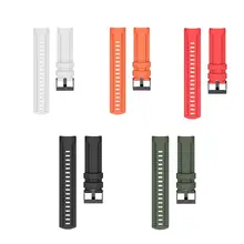 Outdoor Silicone Watch Band Metal Buckle Wrist Strap for Suunto 9 Smart Watch for smart watch
