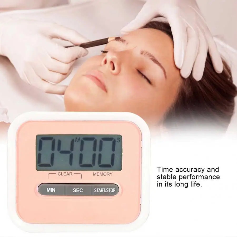Microblading портативная электрическая сигнализация, часы, напоминания для дома, кухни, кухни, салонов, таймера татуировки