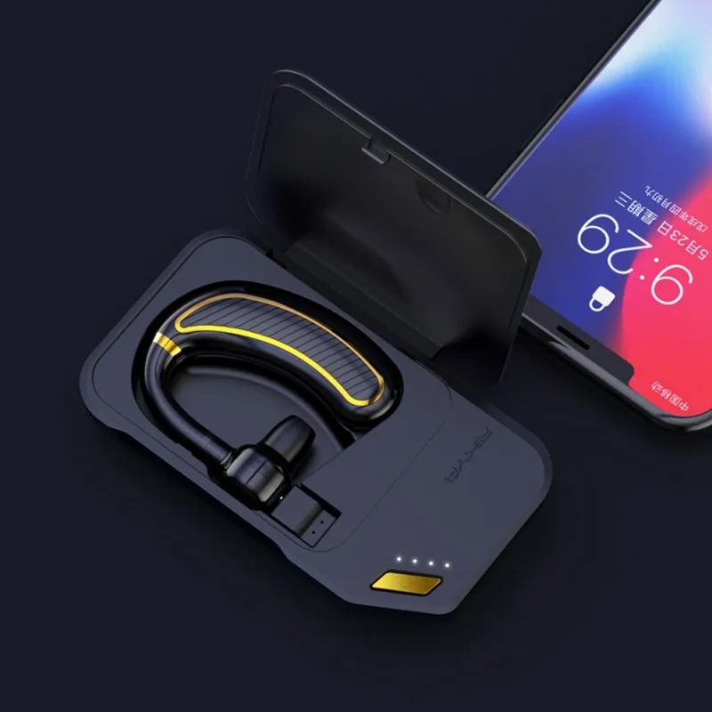 Беспроводной Bluetooth бизнес гарнитура автомобиля односторонняя Висячие Наушники Спортивные ушные крючки Earpice