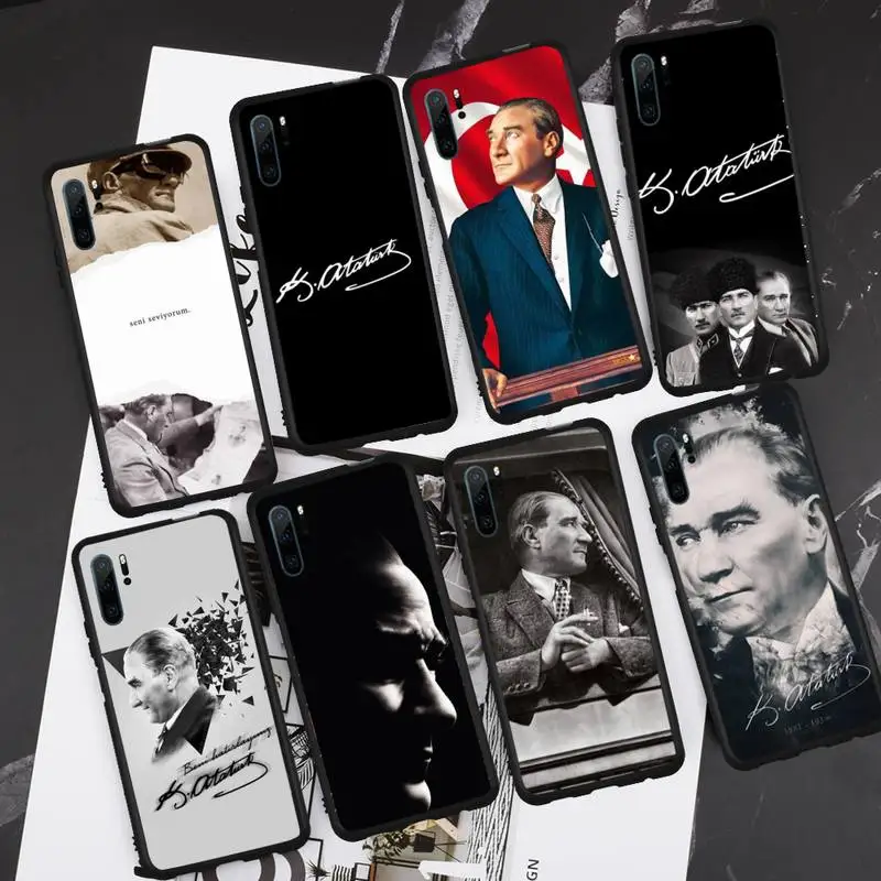 

Turkey Mustafa Kemal Ataturk Phone Case For Huawei Honor view 7a5.45inch 7c5.7inch 8x 8a 8c 9 9x 10 20 10i 20i lite pro