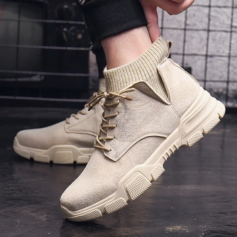 

Litthing Men Boots Plus Size Snow Boot For Men Winter Shoes Heels Winter Boots Ankle Botas Mujer Warm Plush Insole Shoes Man