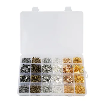 

1 Box Jewelry Findings Supplies Kit with Open Jump Rings Lobster Clasps Crimp Beads Earring Hooks Free Shipping
