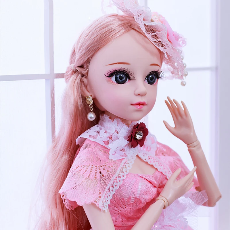 1/3 60 см 18 подвижные шарнирные игрушки BJD куклы модные 3D глаза куклы в одежде Ювелирная обувь аксессуары Игрушки для девочек