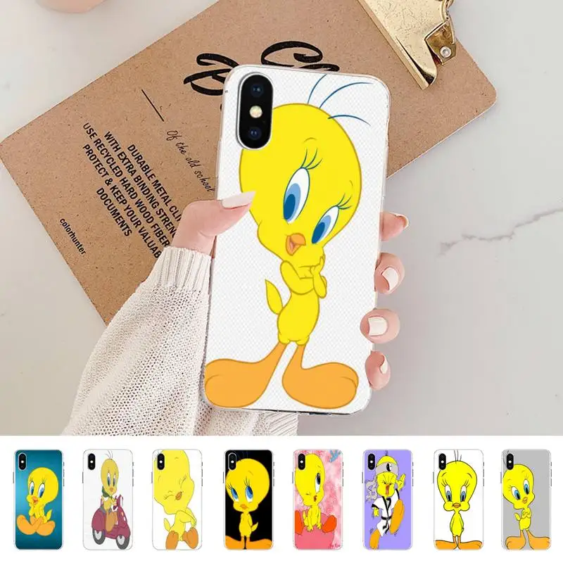 Милый желтый Темный мягкий резиновый чехол для телефона Iphone 5 6 7 8 11 Plus XR X XS MAX SE2020