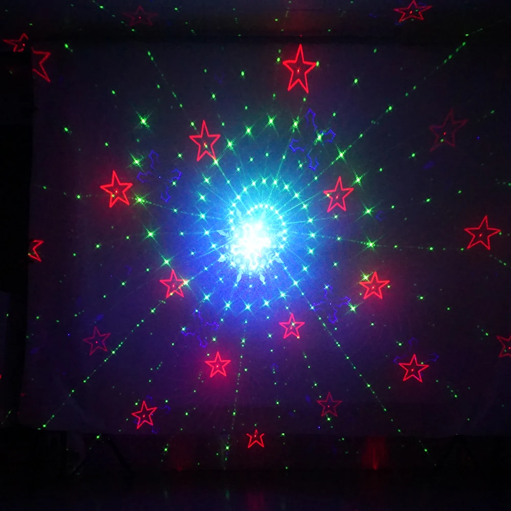 Sharelife Водонепроницаемый мини 32 RGB гобо Открытый Пейзаж лазерный светильник сад дом двор дерево Рождество удаленный проектор светильник ing - Испускаемый цвет: RGB
