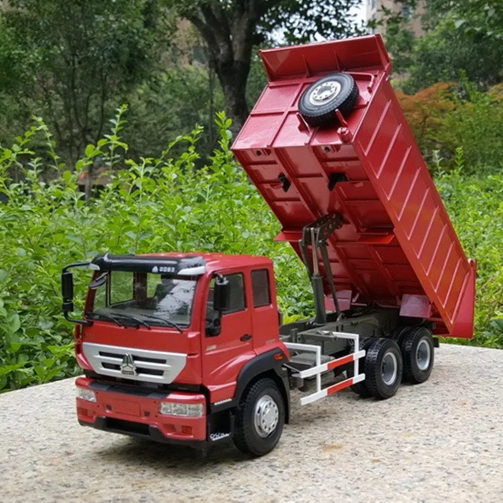 Редкий оригинальный литый под давлением 1:24 саиц Iveco Hongyan King Kong самосвал