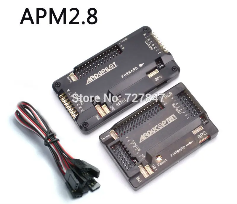 APM2.8 ArduPilot Мега APM Полетный контроллер с чехлом для RC Квадрокоптер Мультикоптер F450