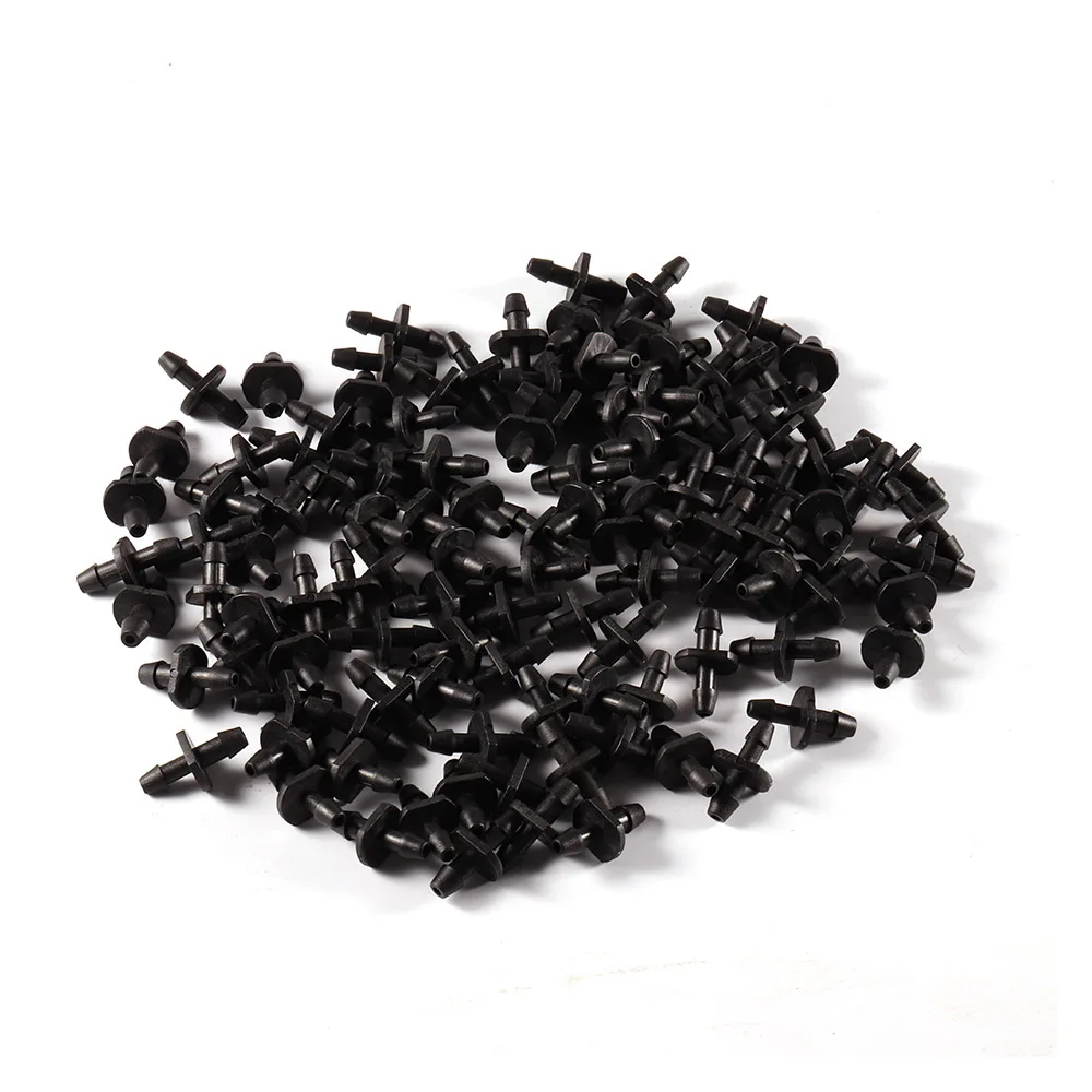 200PCS 1/" колючая разъем двойные пути используется для того чтобы соединить наши 3/5 мм полиэтиленовый шланг вместе 3/5 мм садовый шланг 50pcs-pack IT127 - Цвет: 200PCS