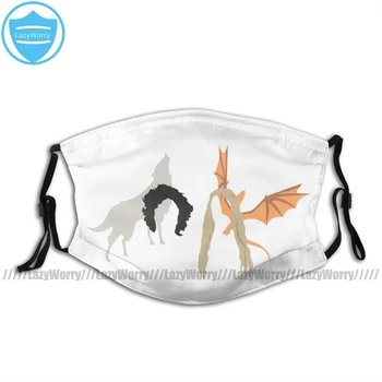

Game Of Thrones Mouth Face Mask Jon And Khaleesi Facial Mask Cool Kawai with 2 Filters for Adult