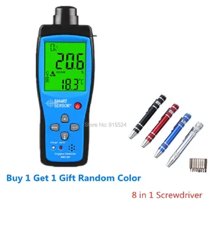 

Smart Sensor AR8100 Handheld Precision Oxygen Detectors O2 Meter