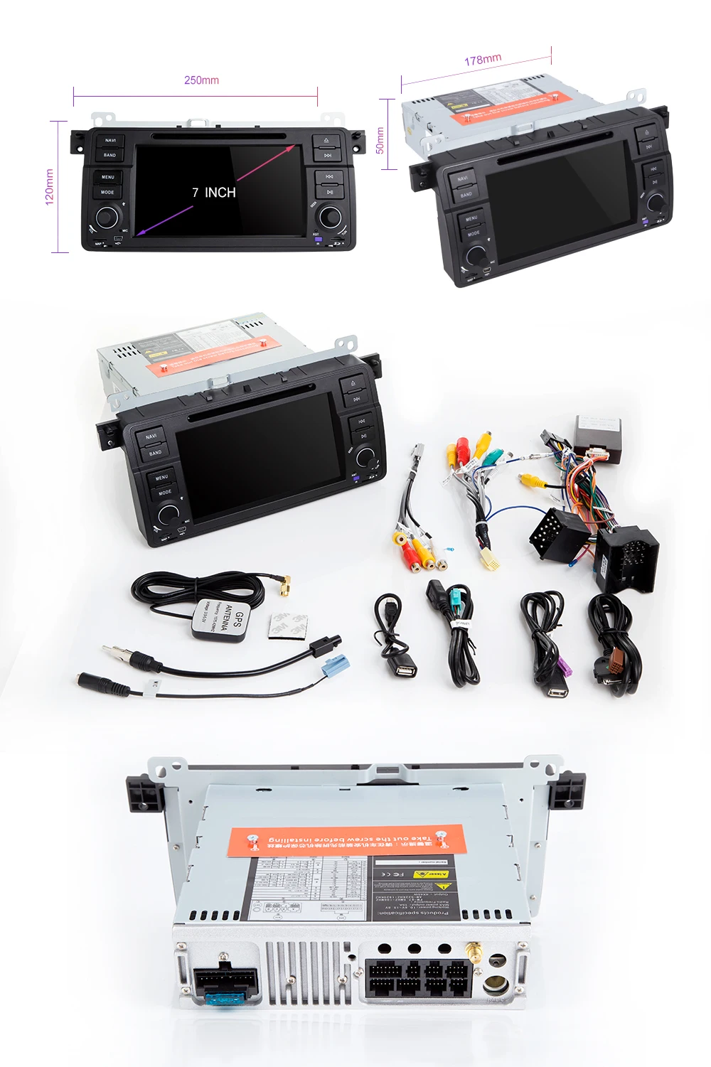 Flash Deal AutoRadio 1 Din Android 9.0 Car Multimedia Player For BMW E46 M3 Rover 75 Coupe Navigation GPS DVD head unit 318/320/325/330/335 18
