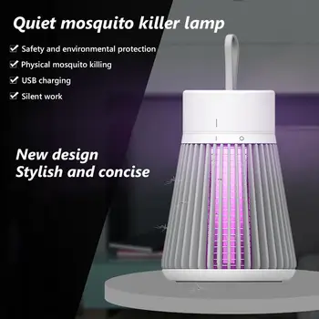

Rechargeable Electric LED Silent No Radiation Mosquito Killer Fly Bug Trap Lamp Mosquito Killer Lamp Outdoor Indoor Fly Bug Inse