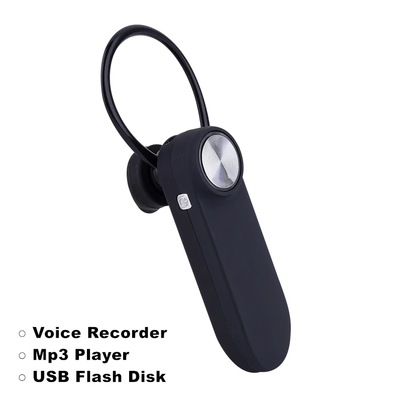 

32GB Earhook Digital Voice Recorders Bluetooth Earphone Type Micphone Voice Recorder Pen Recording Mp3 Player USB Flash Disk