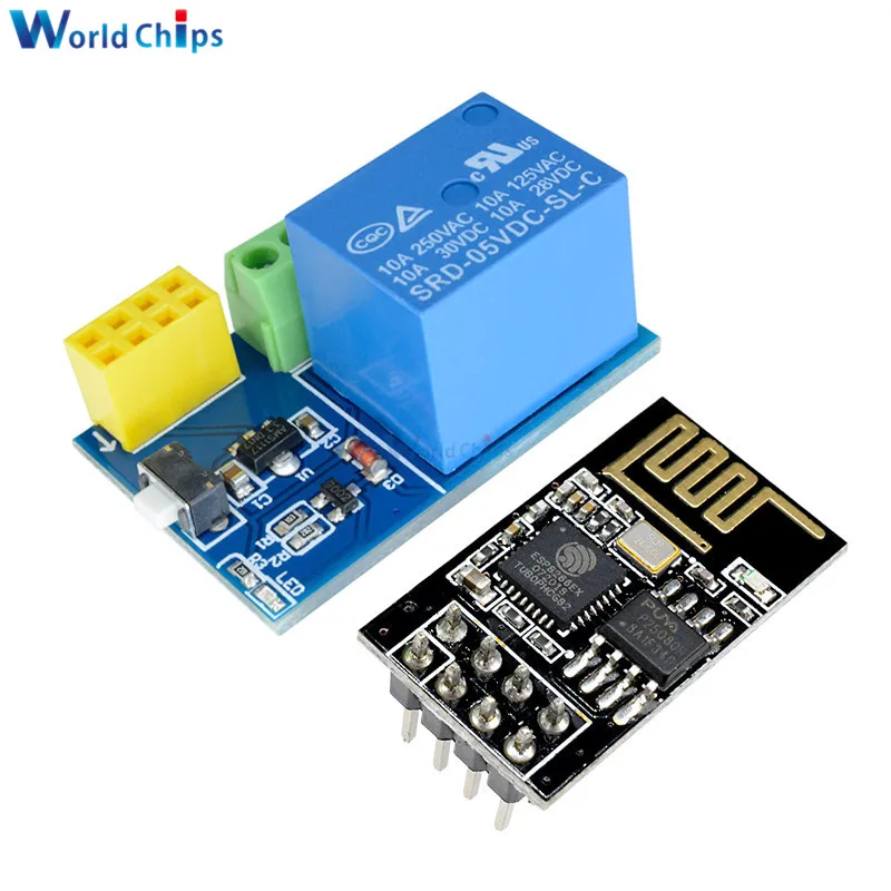 Беспроводной Wifi ESP8266 ESP-01 ESP-01S DHT11 DHT22 AM2302 Цифровой Датчик температуры и влажности Модуль Замена SHT11 для Arduino Лидер продаж - Цвет: ESP8266 ESP-01S 5V