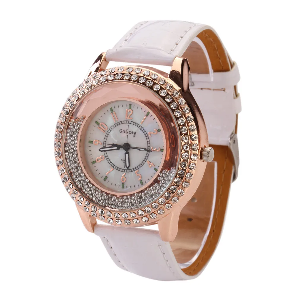 Часы для женщин Роскошные бриллиантовые инкрустационные Стразы красочные женские модные роскошные классические кварцевые часы браслет часы Kol Saati YE1 - Цвет: G