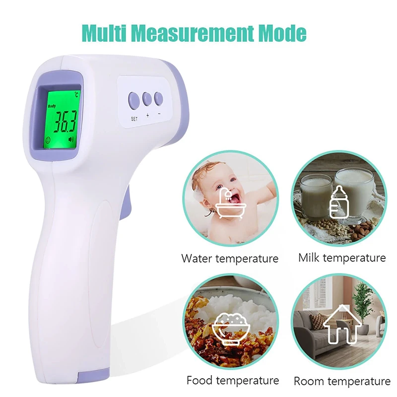 

Digital Thermometer IR Infrared Non-Contact Forehead Baby Adult Body Termometo Handheld Laser Temperature Meter Gun