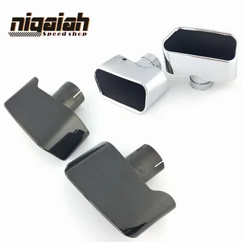 

68mm Inlet Car Exhaust Pipe Muffler Tip For BMW F10 5-Series 2013 2014 DIY Remodel Car Accessories 304 Stainless Steel / Black