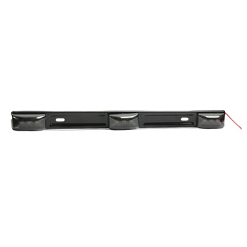 

3 Lights 9 Led Tag / Tail Light Seal Stainless Steel Truck Trailer Side Light Bar Led Brake Light Id Pole 12V Black