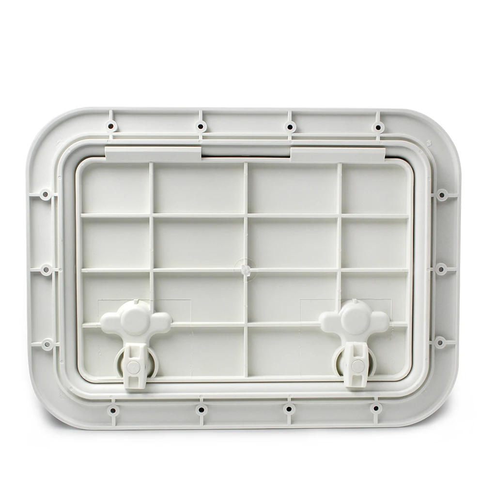 Marine Boat Kayak Canoe Deck Hatch & Lid Cover for Boats, White, 42.5 x 31.5 x 2cm/16.7 x 12.4 x 0.8 inch