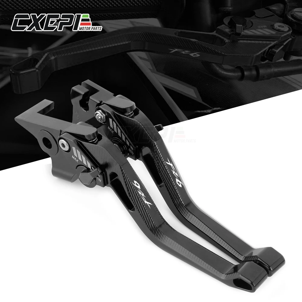 

NEW LOGO FZ6 For YAMAHA FZ6 FZ-6 FAZER 2004-2008 2009 2010 FZ6R 2009-2017 Motorcycle Adjustable Short Brake Clutch Levers