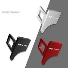 

Car Safety Buckle Clip Seat Belt Plug Alarm For Hyundai N LINE NLINE i30 Fastback Tucson Veloster SONATA ELANTRA I20 Accessories