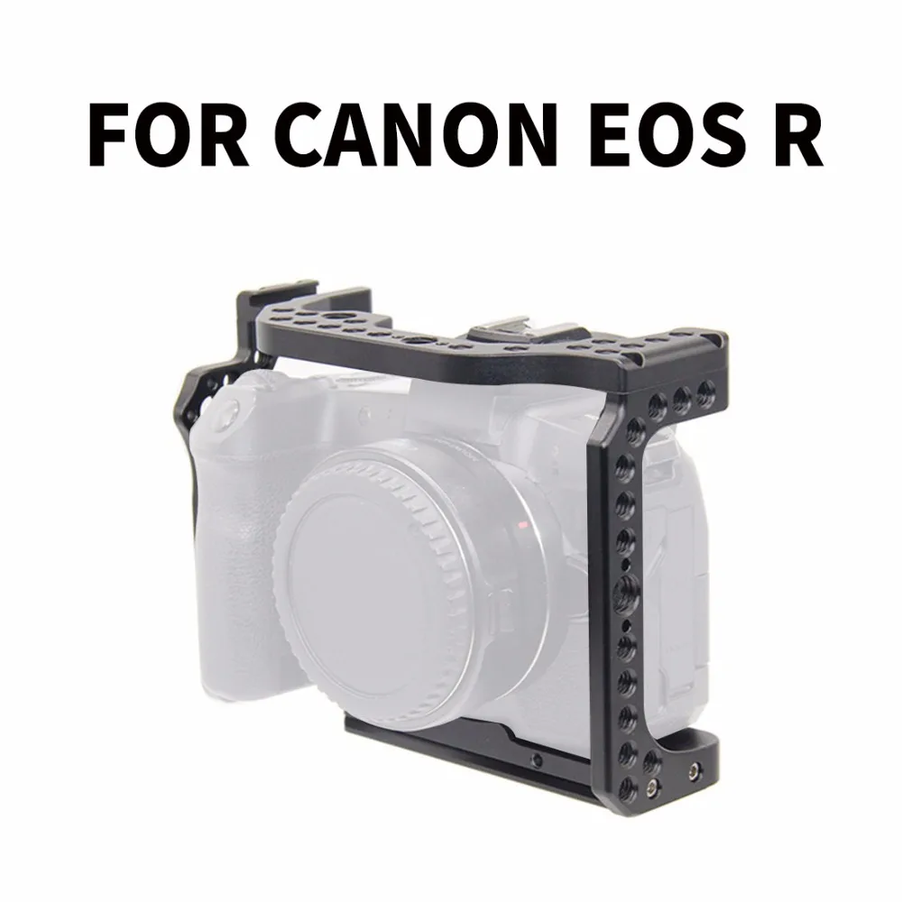 Алюминиевая клетка для камеры для Canon EOR S, защитный чехол, видео пленка, кино, Риг, стабилизатор, рамка, крышка для EORS, быстросъемная пластина L
