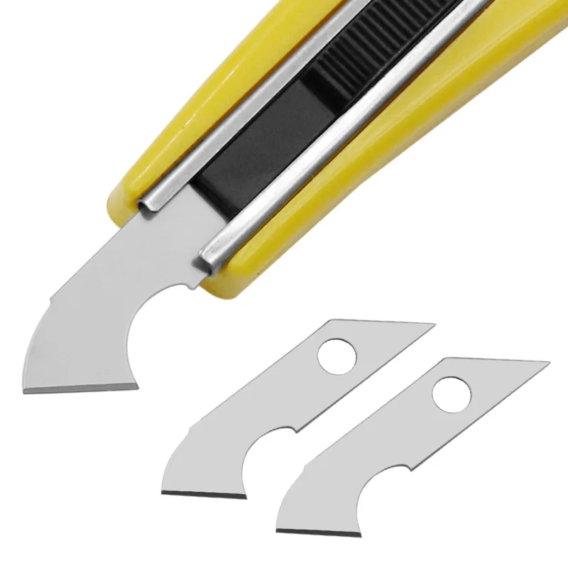 QSTEXPRESS Hook knife Acrylic CD cutting tool knife plexiglass cutter ABS  Cutter organic board tool