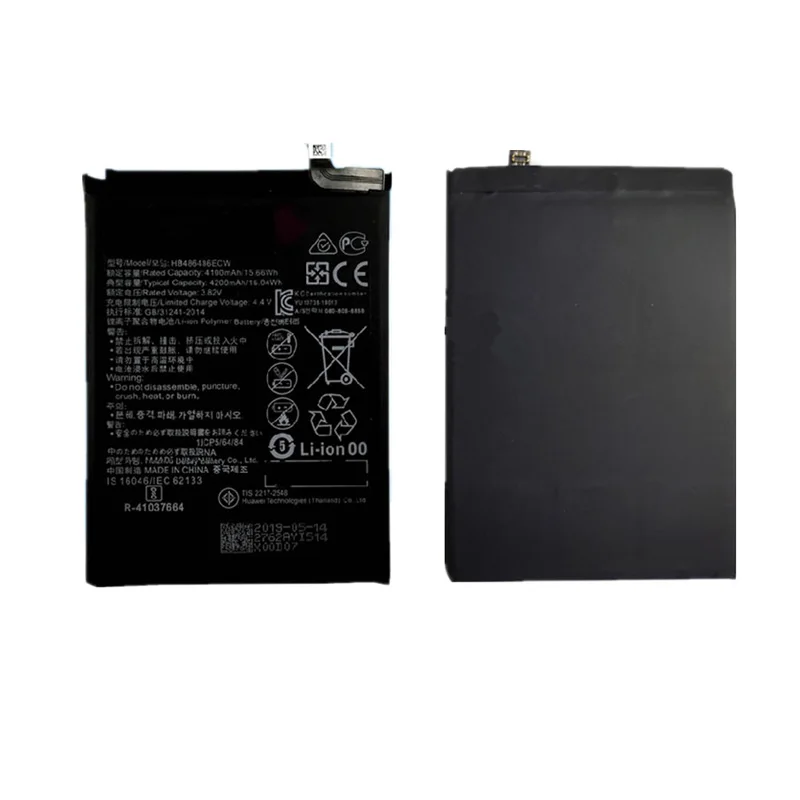 P30Pro аккумулятор для huawei P30 Pro 4100 мАч HB486486ECW Замена литий-ионный полимерный аккумулятор запасные части