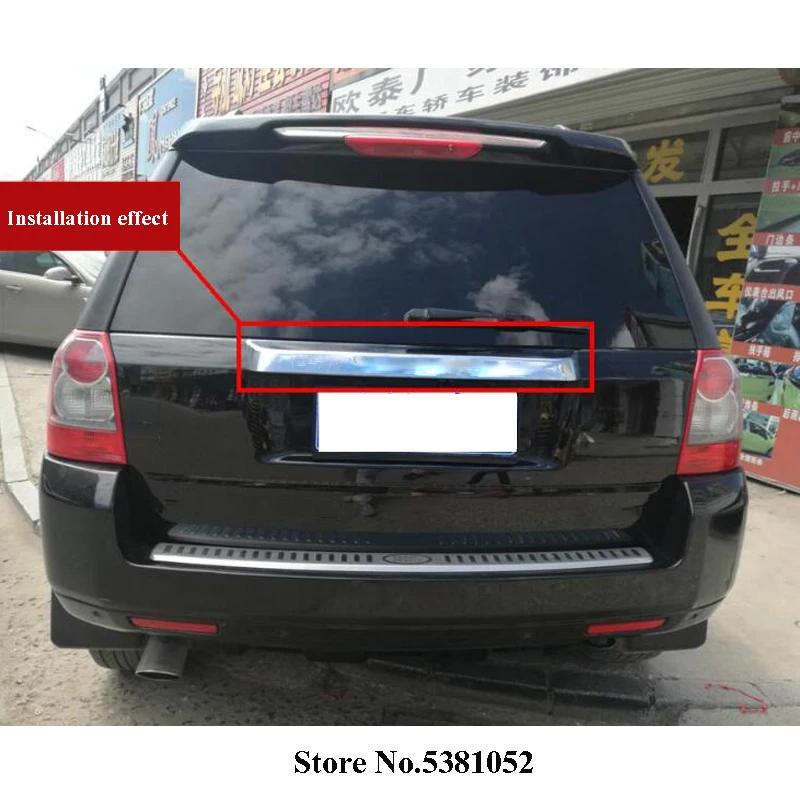Хромированная полоса для заднего багажника Land Rover Freelander 2 FR2 2007 2008 2009 2010 аксессуары