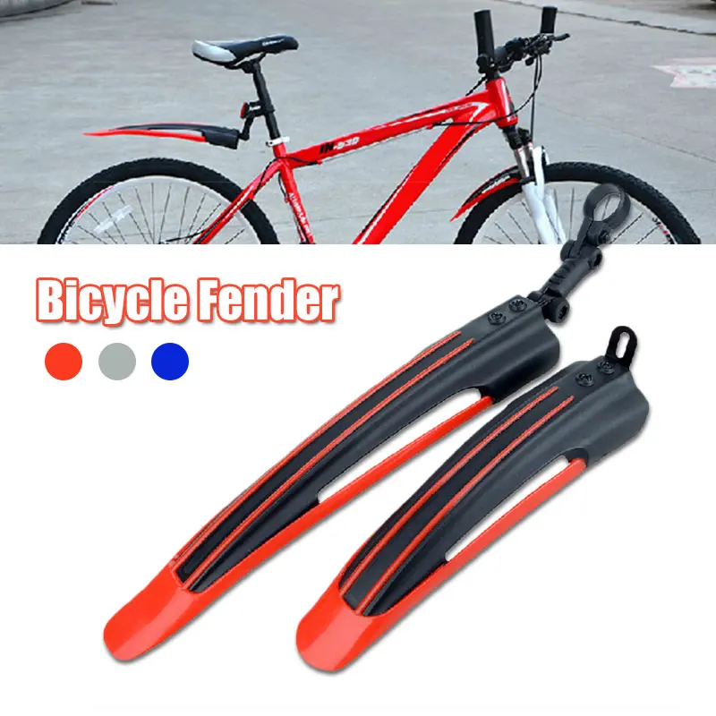 

Bicycle Mudguard Economic Durable Plastic Black Blocking Mud Guard Outdoor Front Rear Mountain Bike Fenders Rain Plate Tool