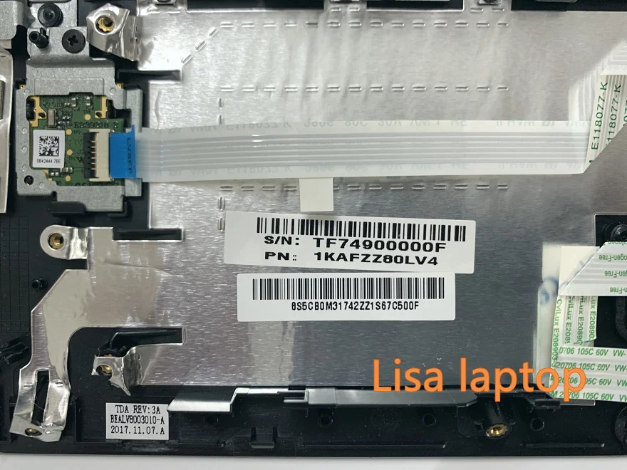 Верхний чехол для lenovo e42-80 e42-70 Q 80t8 FP w/KB UKR C-cover с клавиатурой 5CB0M31742