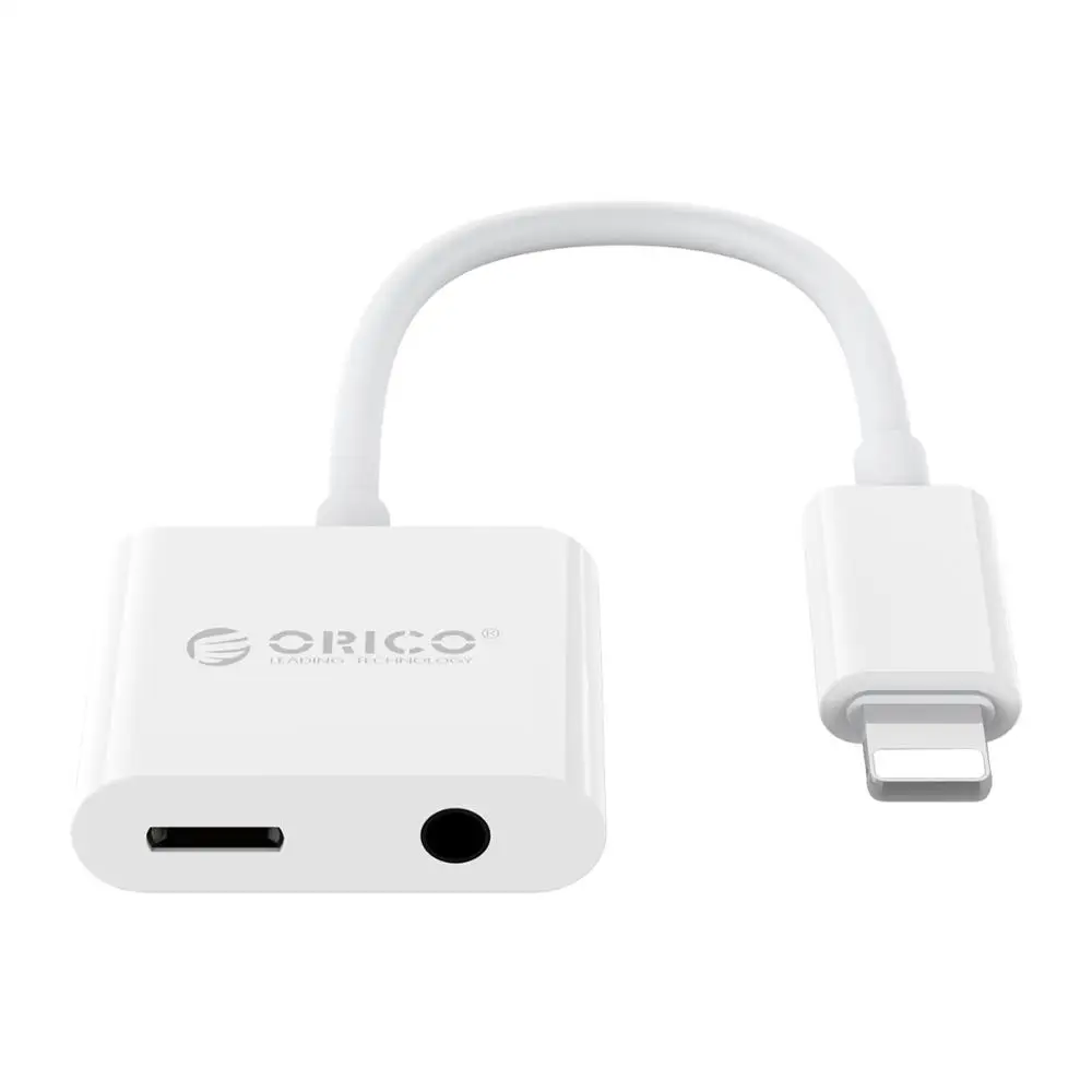 Адаптер для наушников ORICO для зарядки, конвертер с разъемом 3,5 мм, адаптеры для наушников для iphone 8 Plus X XS XR Max