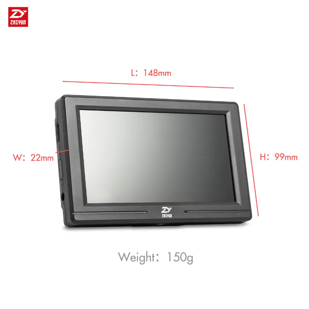 Zhiyun официальный 1920*1080 5," мини-монитор камеры с HDMI входным выходом ips HD ЖК-монитор для стабилизатора карданного стабилизатора